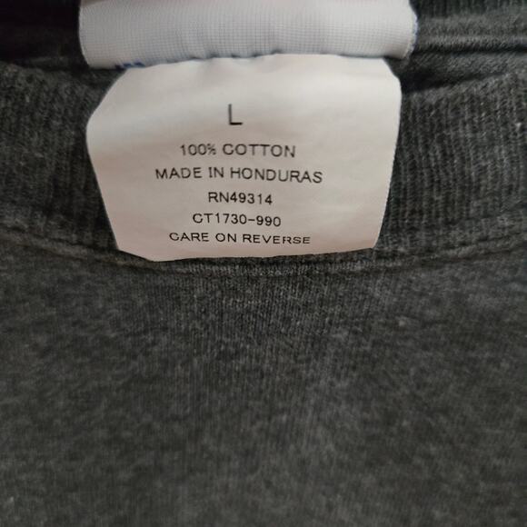 Champion Sz Lrg Mens Gray Harvard Long Sleeve Shirt - Picture 3 of 7